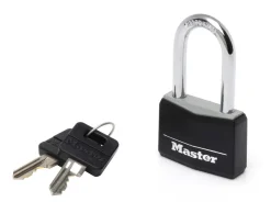 Discount Cadenas 40 mm diamètre 6 mm 4 pins noir Serrures