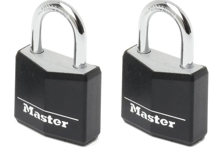 New Cadenas 30 mm diamètre 5 mm 4 pins noir Équipement De Protection|Serrures