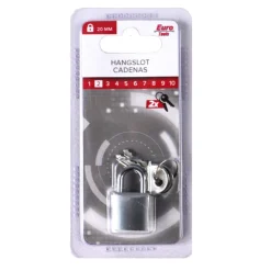 Sale Cadenas 20 mm gris + 2 clés Serrures