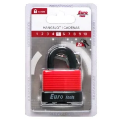 Hot Cadenas 40 mm rouge + 2 clés Serrures