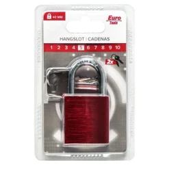 Best Cadenas XL 40 mm rood + 2 clés Serrures