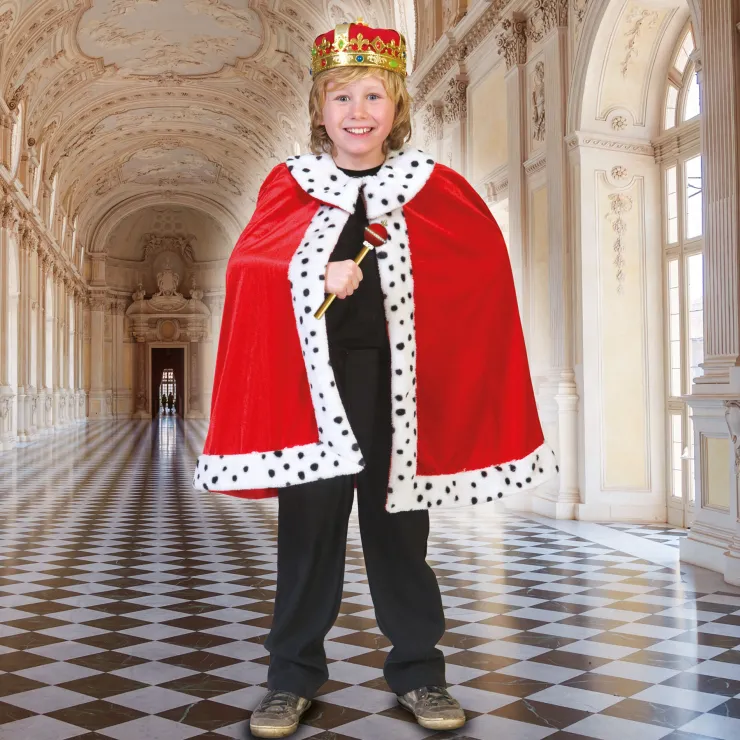 Cape Manteau Roi Arthur - Taille 164 Enfant Déguisements Enfants