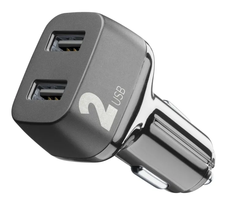 Clearance Car Charg Multip 2 Usb 18W Bl Accessoires Smartphone
