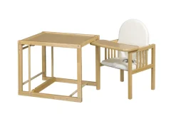CHAISE CUBE KIT NATUREL Chaises Hautes Et Coussin