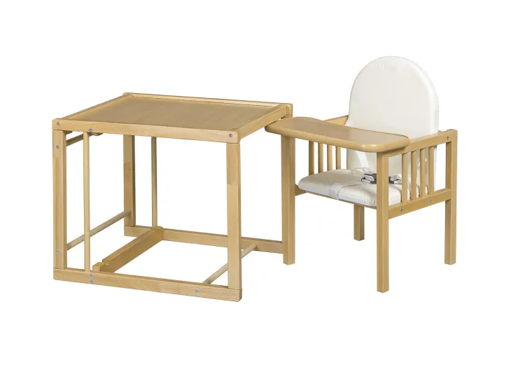CHAISE CUBE KIT NATUREL Chaises Hautes Et Coussin