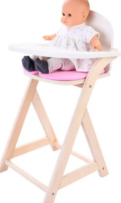 Hot Chaise de poupée Rose/Blanc Poupées Et Peluches