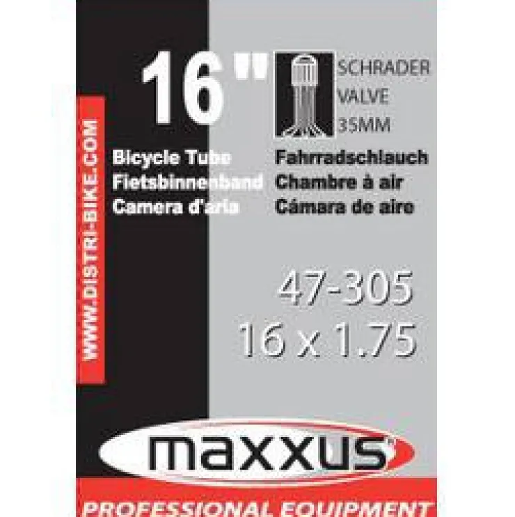 Outlet Chambre à air 16 x 1,75 A/V 35 mm Accessoires Vélo
