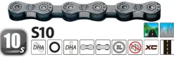 Discount Chaîne argent 10 vitesses Accessoires Vélo