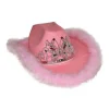 New Chapeau Cowgirl Barbie - Rose Chapeaux Et Perruques
