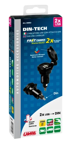 Online Chargeur 2x USB Prise DIN - 2700 mA-12/32V Accessoires