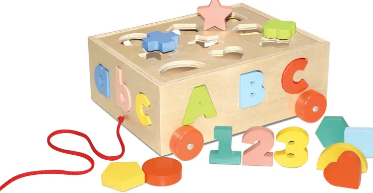 Hot Chariot de tri avec blocs Jouets En Bois|Jouets En Bois