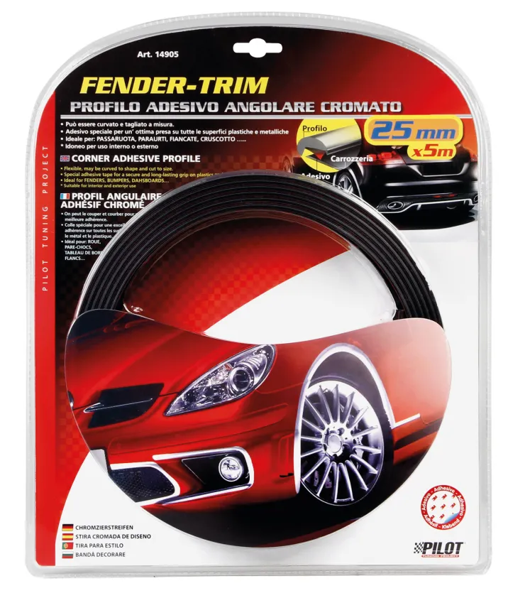 Online Chrome Fender 25mm 5m Accessoires