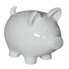Hot Cochon décoratif gloss blanc H29 Figurines|Accessoires Décoratifs