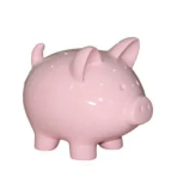 Hot Cochon décoratif gloss rose H23 Figurines|Accessoires Décoratifs