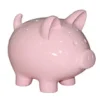 Outlet Cochon décoratif gloss rose H29 Figurines|Accessoires Décoratifs