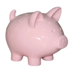 Outlet Cochon décoratif gloss rose H29 Figurines|Accessoires Décoratifs