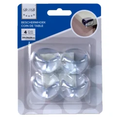 Clearance coin de table transparant rond 4 pieces Équipement De Protection