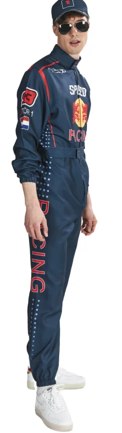 Hot Combinaison de course Car Racer - Bleu - Taille 52 Déguisements Adultes