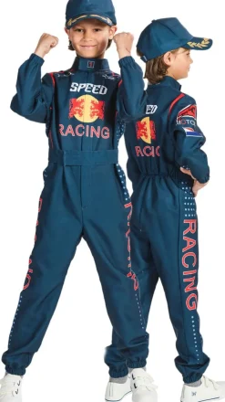 Outlet Combinaison de course Car Racer - Bleu - Taille 164 Enfant Déguisements Enfants
