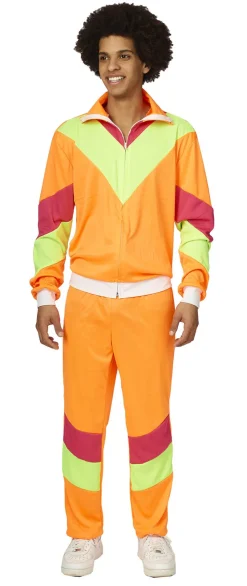 Clearance Combinaison Homme Fluo - Orange/jaune - Taille 50 Déguisements Adultes