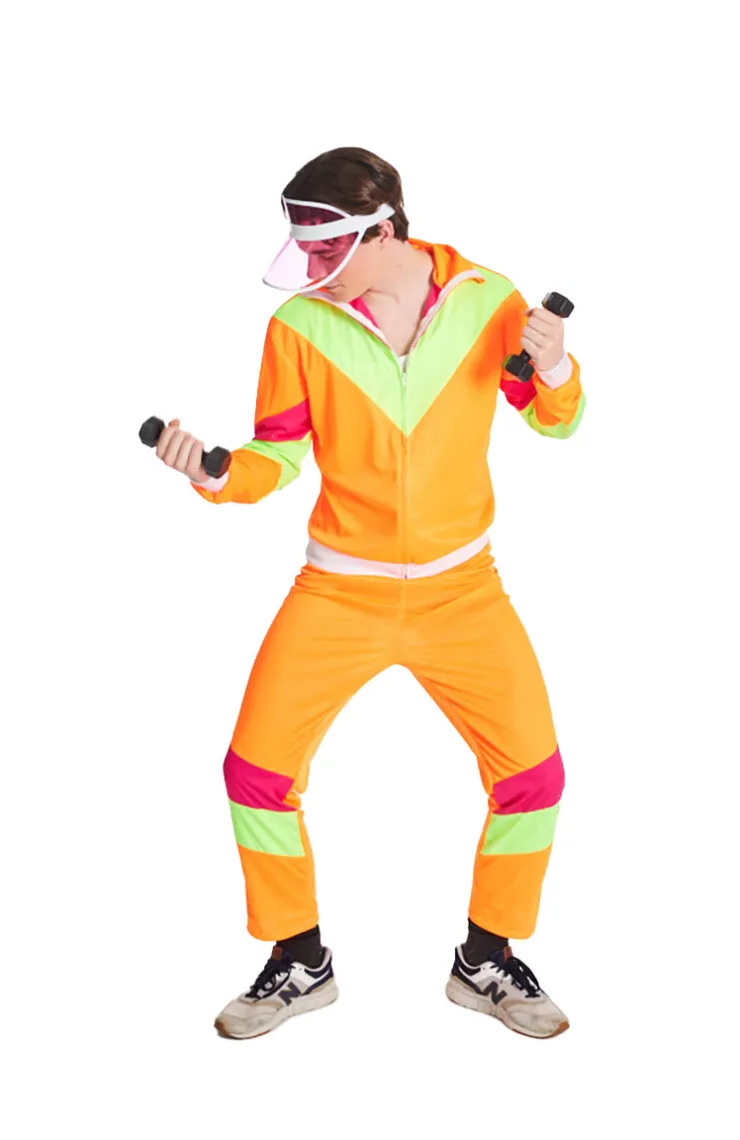 Online Combinaison Homme Fluo - Orange/jaune - Taille 54 Déguisements Adultes