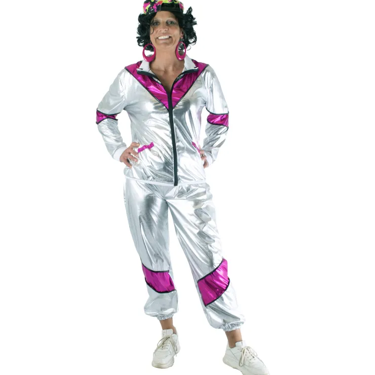 Outlet Combinaison Scarlet Sportif Femme - Argent/Violet - Taille 36/38 Déguisements Adultes