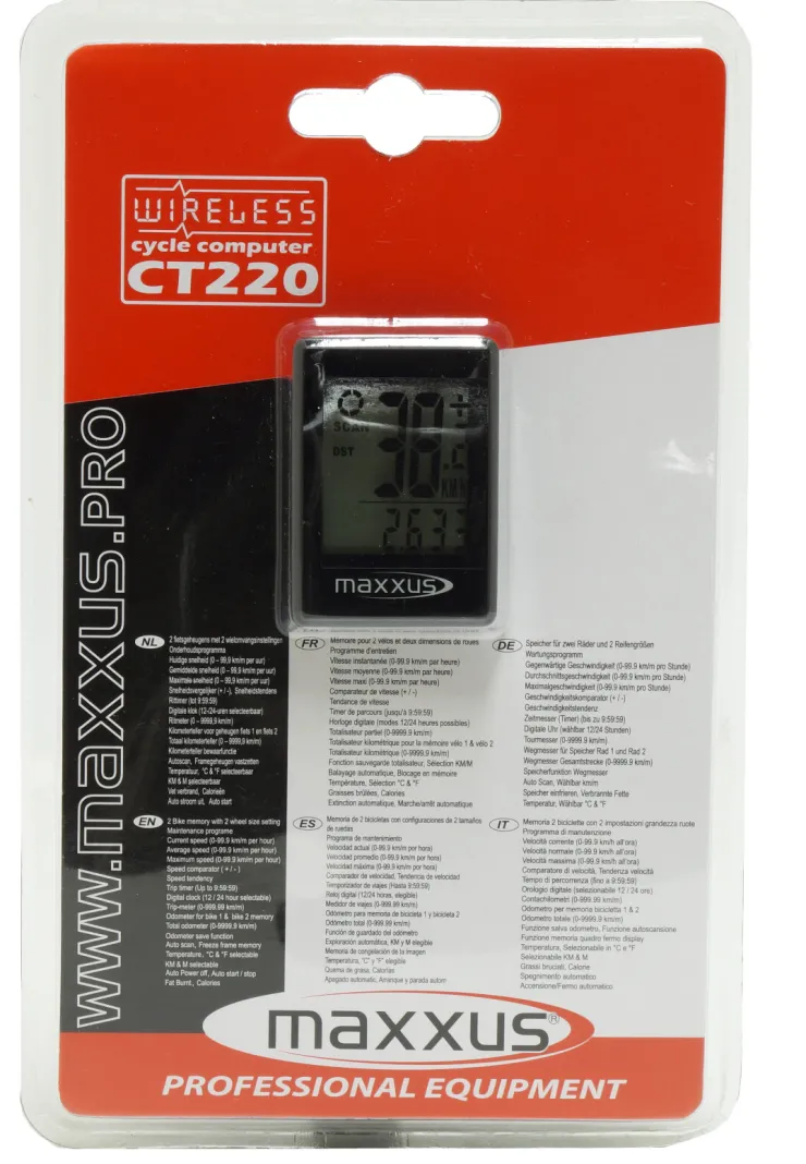 Outlet Compteur 20 fonctions sans fil Accessoires Vélo