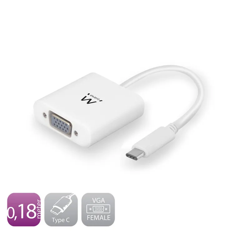 Online Converter Type-C-Vga F. 0.15M Câbles