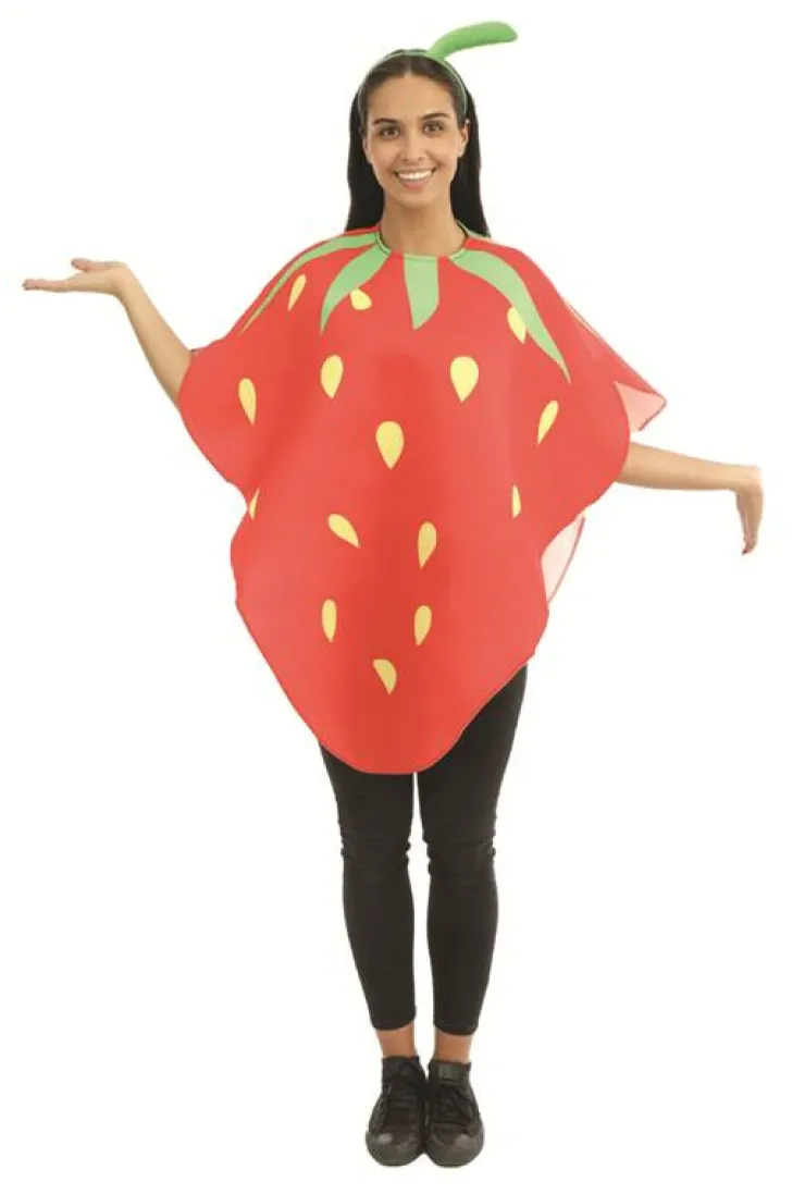 Sale Costume adulte fraise - mousse - taille unique Déguisements Adultes