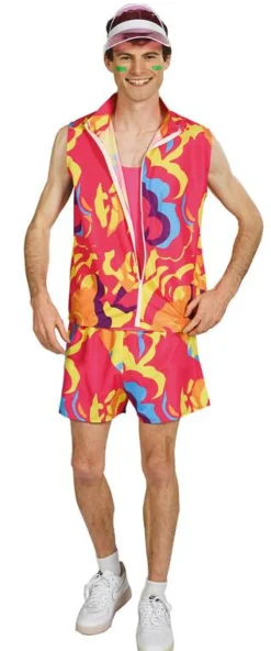 Best Costume fluo Beach Boy - Maat 50 Déguisements Adultes