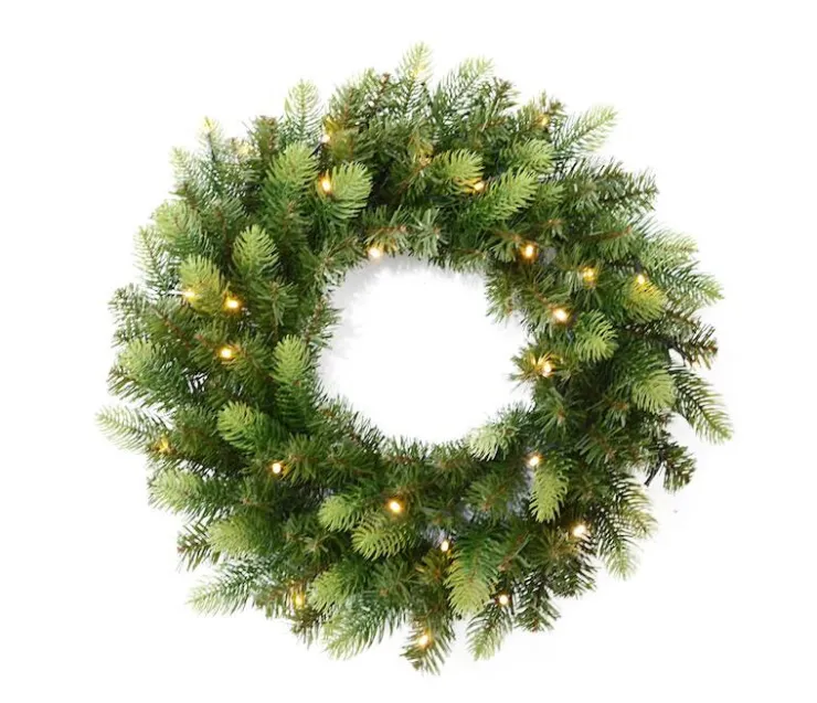 Sale Couronne Noël + Led 50 cm Décoration De Sapin