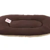 Coussin beige / brun 80 x 55 x 9 cm Dormir Confortablement