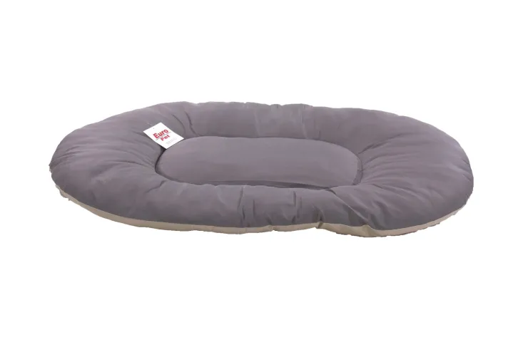 Best Coussin beige / gris 100 x 63 x 9,5 cm Dormir Confortablement