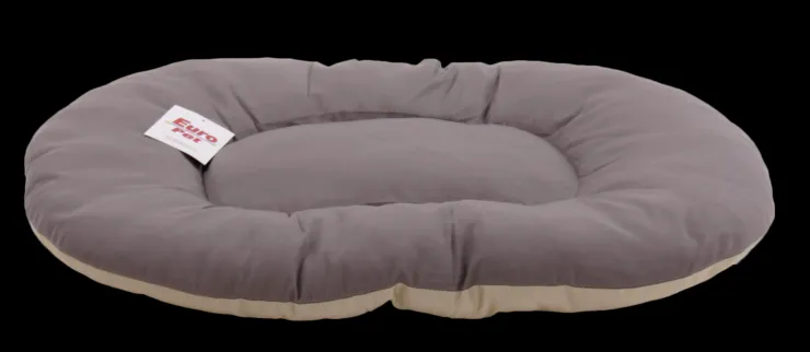 New Coussin beige / gris 70 x 50 x 8 cm Dormir Confortablement