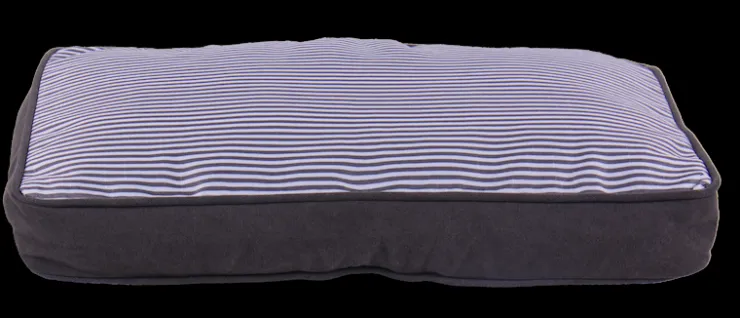 Clearance Coussin gris rayé 104 x 68 x 8 cm Dormir Confortablement