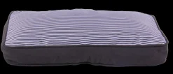 Clearance Coussin gris rayé 60 x 40 x 8 cm Dormir Confortablement