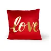 New Coussin Love rouge Coussins Et Plaids|Cadeaux Saint-valentin