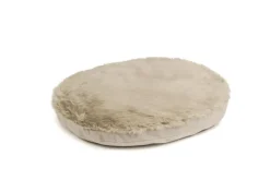 New Coussin panier chien beige 62 x 49 cm Dormir Confortablement