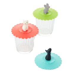Outlet Couvercle silicone animaux 1 pièce Verres, Carafes Et Pichets|Camping
