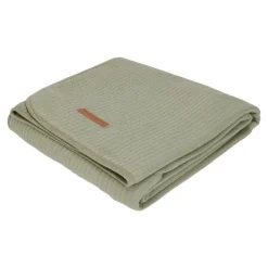 Outlet Couverture d’été pour berceau 70x100cm Pure Olive Linge De Lit