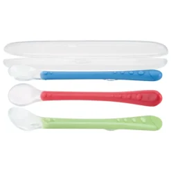 Online Cuillère longue en silicone douce - 6m+ Ustensiles De Repas
