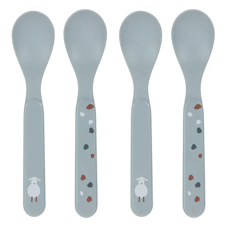 Outlet Cuillères (4 pcs) - Tiny Farmer, Mouton Ustensiles De Repas