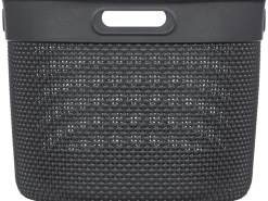 Hot Filo Panier à Linge - Gris Foncé - 45L Box Et Panier À Linge
