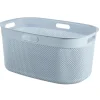 Online Filo Panier à Linge - Bleu/Gris - 45L Box Et Panier À Linge