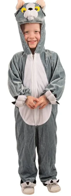 Clearance Déguisement Chat - Gris - Taille 116 Enfant Déguisements Enfants
