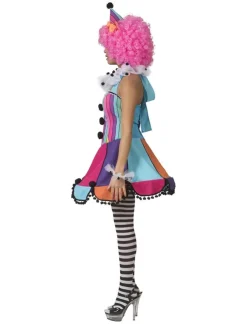Best Déguisement Clown Arc-en-ciel - Taille 36/38 Déguisements Adultes