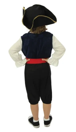 Clearance Déguisement de pirate avec chapeau garçon - 3 pièces - Bleu - 7-9 ans Enfant Déguisements Enfants