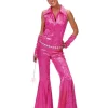 New Déguisement Disco Combinaison Rose Groovy - Taille 44/46 Déguisements Adultes