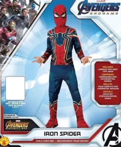 Outlet Déguisement enfant Avengers Iron Spider - Taille 104 Enfant Déguisements Enfants