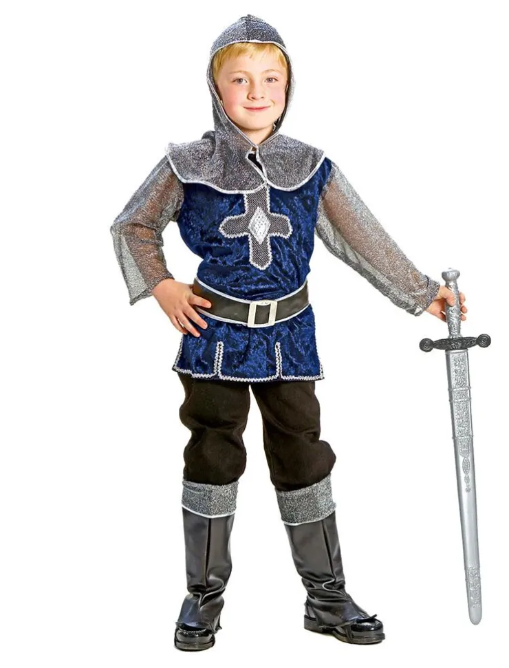 Hot Déguisement enfant Chevalier Prince Lance - Taille 104 Enfant Déguisements Pour Bébés Et Jeunes Enfants
